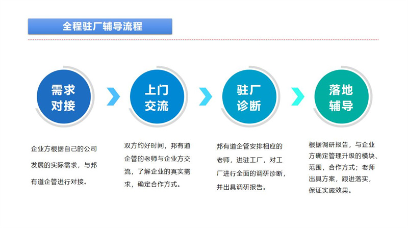 全程驻场辅导流程