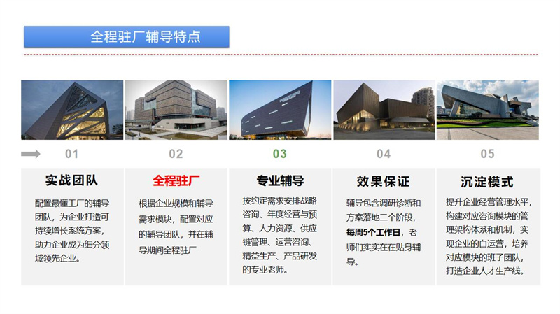 全程驻厂辅导特点